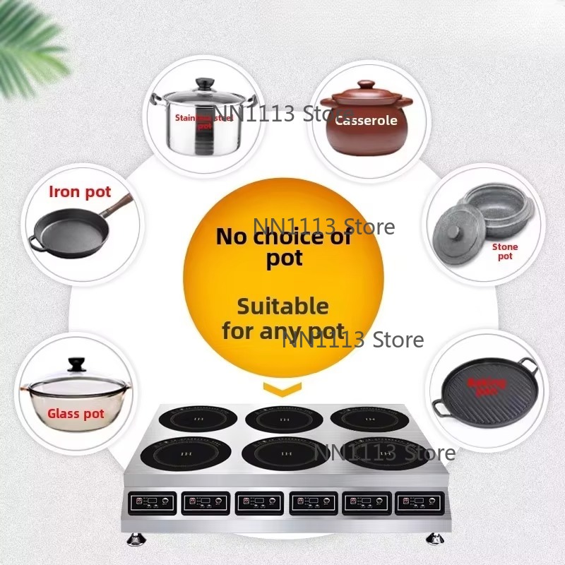 Commercial High-Power Inductio - đánh giá và giá Wok Electric Flat