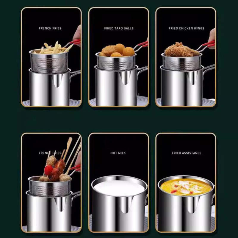 304 Stainless Steel Deep Fryer - đánh giá và giá Kitchen Appliances Cooking