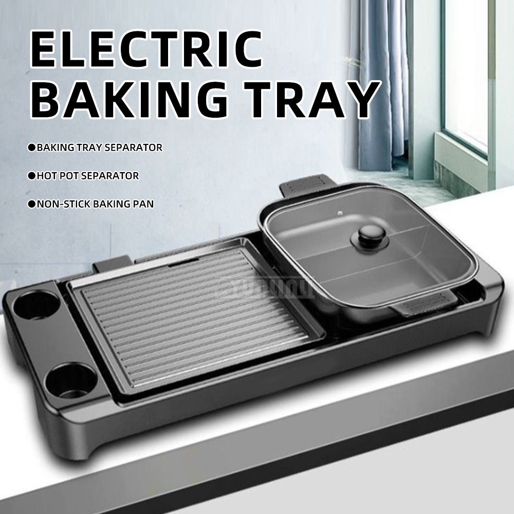Electric Barbecue Hotpot Stove - đánh giá và giá Kitchen Appliances Cooking