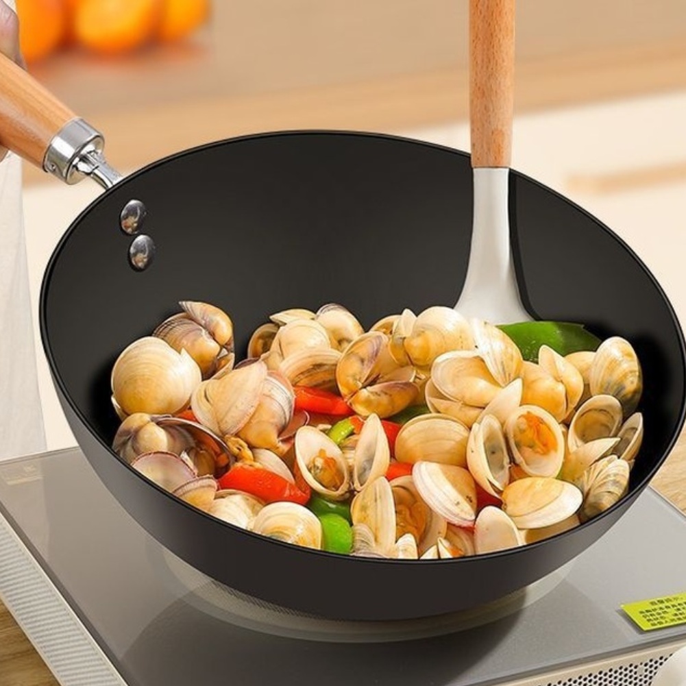 Cast Iron Wok Sized for One Pe - đánh giá và giá Wok Electric Flat