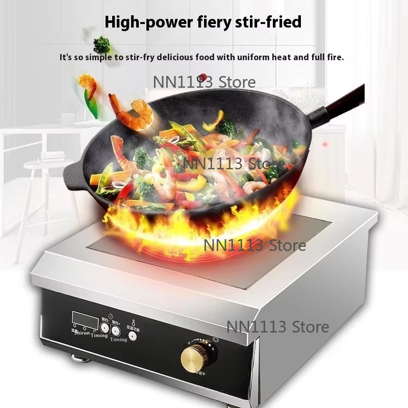 Commercial High-Power Inductio - đánh giá và giá Wok Electric Flat