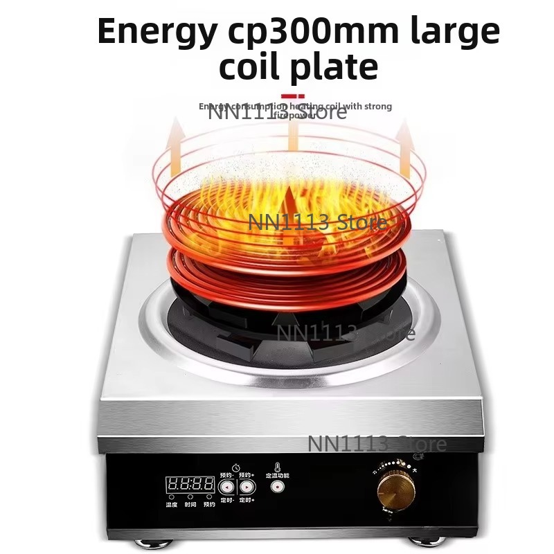 Commercial High-Power Inductio - đánh giá và giá Wok Electric Flat