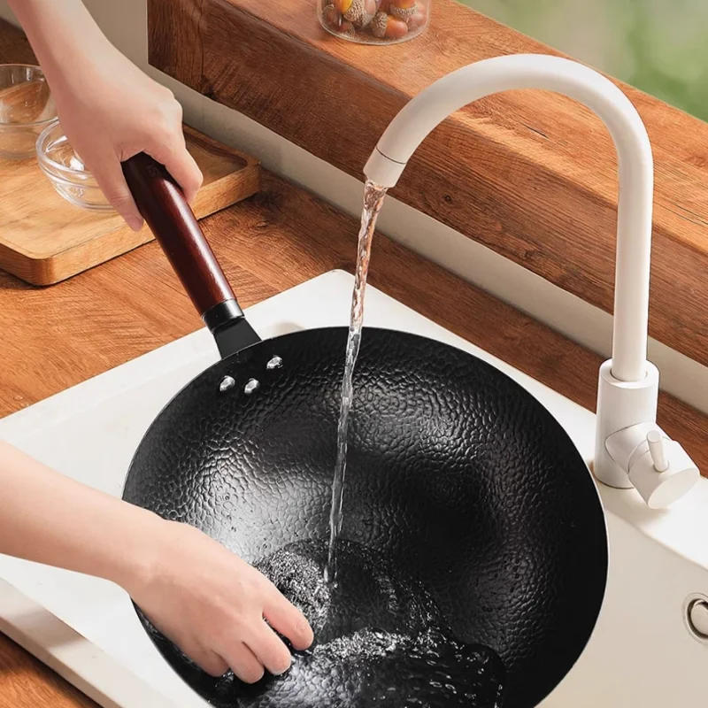 Steel Wok Pan 32cm Stir Fry Wo - đánh giá và giá Wok Electric Flat