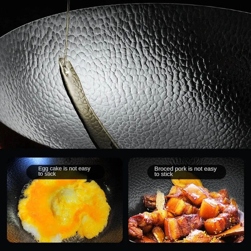 Steel Wok Pan 32cm Stir Fry Wo - đánh giá và giá Wok Electric Flat