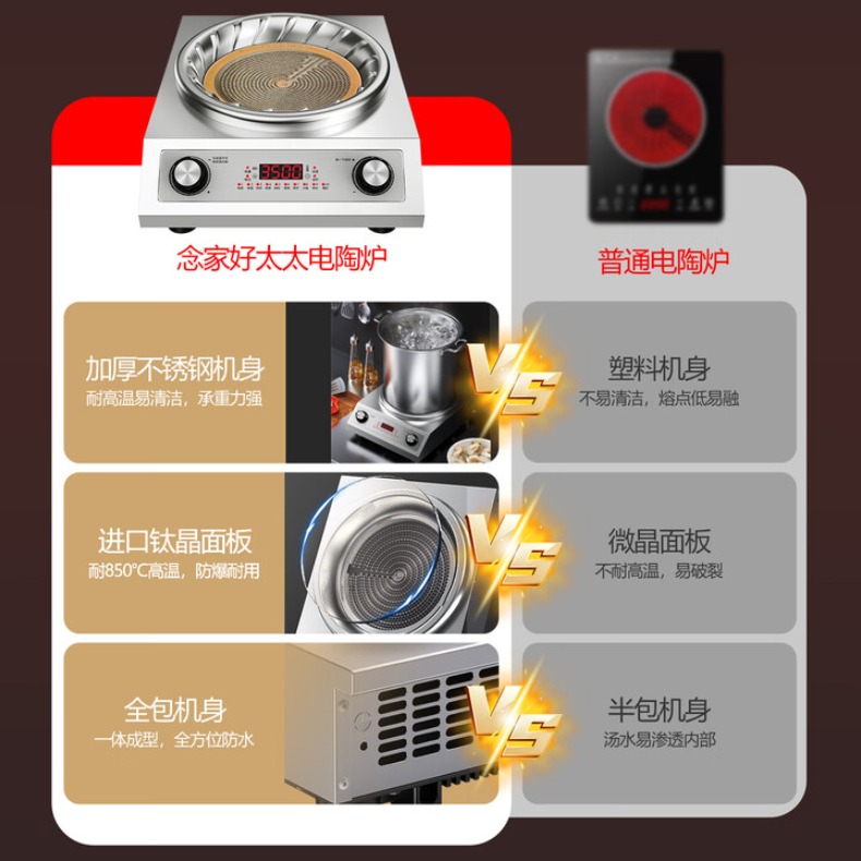 Electric Ceramic Stove Househo - đánh giá và giá Wok Electric Flat