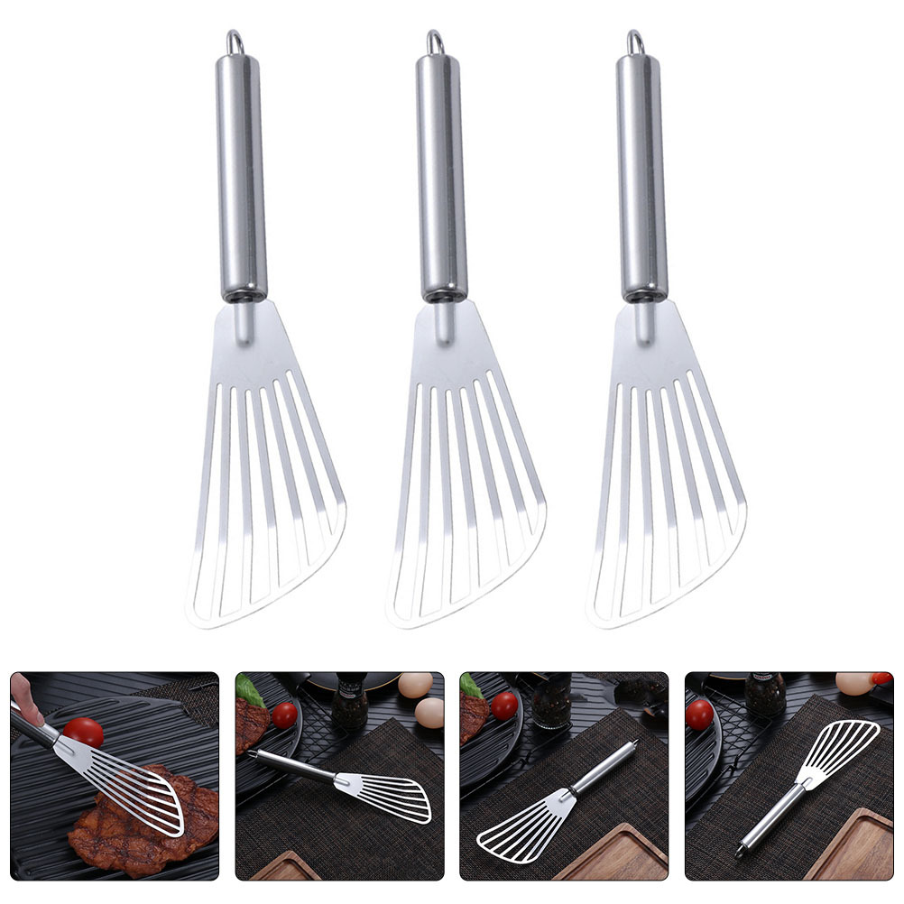 3pcs Stainless Steel Spatula F - đánh giá và giá Kitchen Appliances Cooking