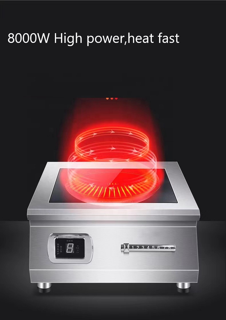 High Power 5kw Cooking Wok Bur - đánh giá và giá Wok Electric Flat